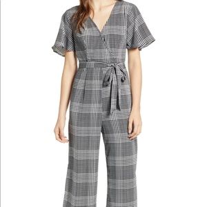 Plaid Jumpsuit